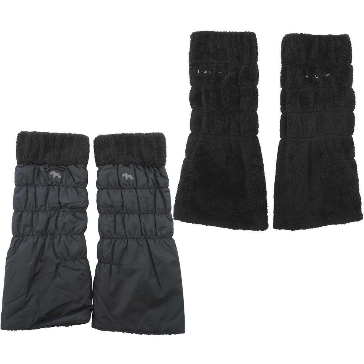リバーシブル 中綿レッグウォーマー レディス(その他ラウンド小物