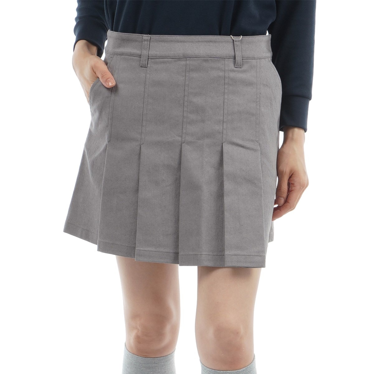 ロサーセン　ROSASEN　ストレッチ アシンメトリー プリーツスカート　レディス ストレッチ アシンメトリー プリーツスカート レディス(スカート