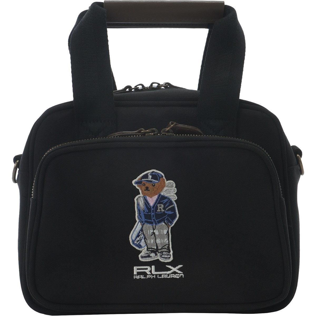 良品 1153 ラルフローレン ミニボストンバッグ シボ革 レザー ブラウン Ralph Lauren - 良品 1153 ラルフローレン ミニボストンバッグ