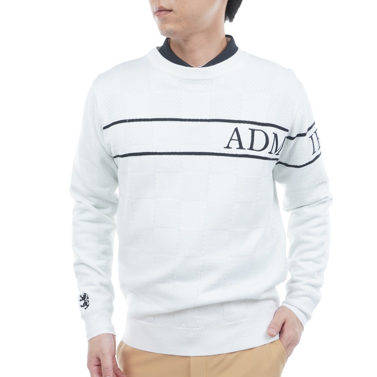 ビッグロゴ クルーネックセーター(中間着(セーター、トレーナー