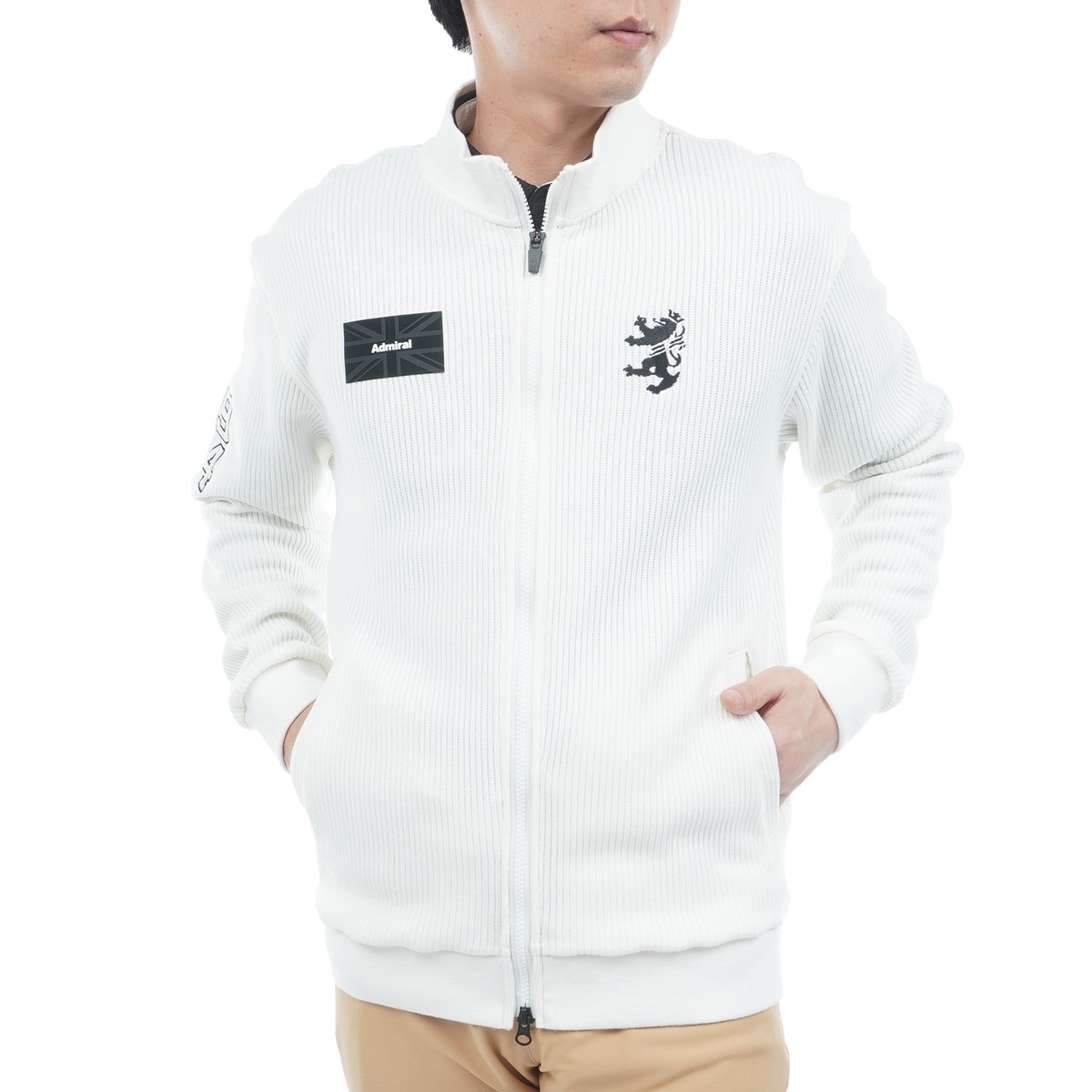 ニットライク トラックジャケット(アウター(ブルゾン、ウインド