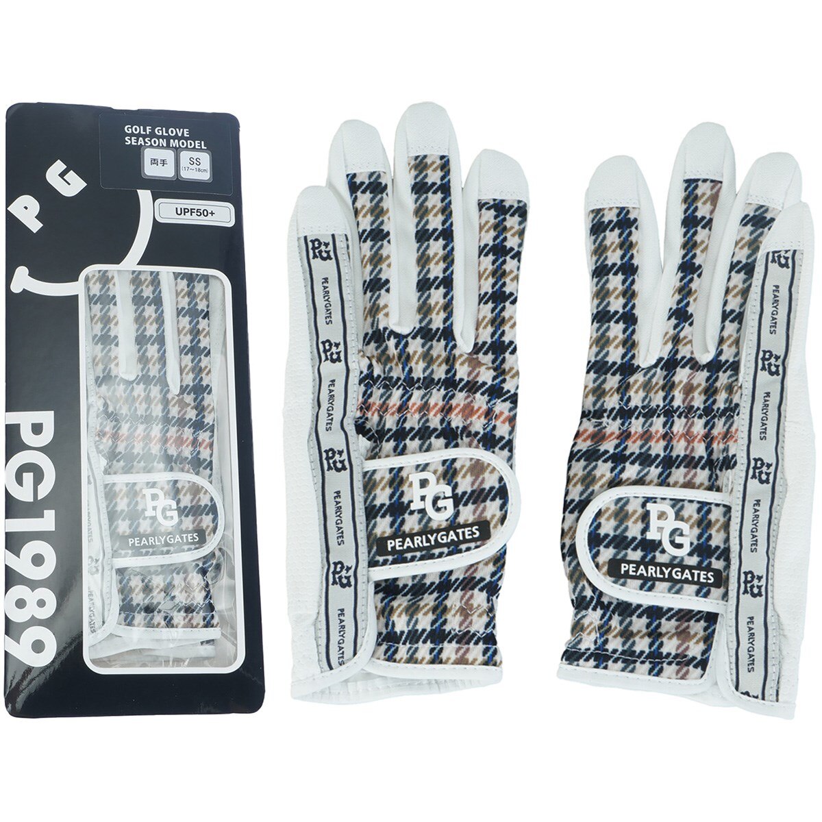 ガンクラブチェック柄グローブ 両手用 レディス(【女性】グローブ