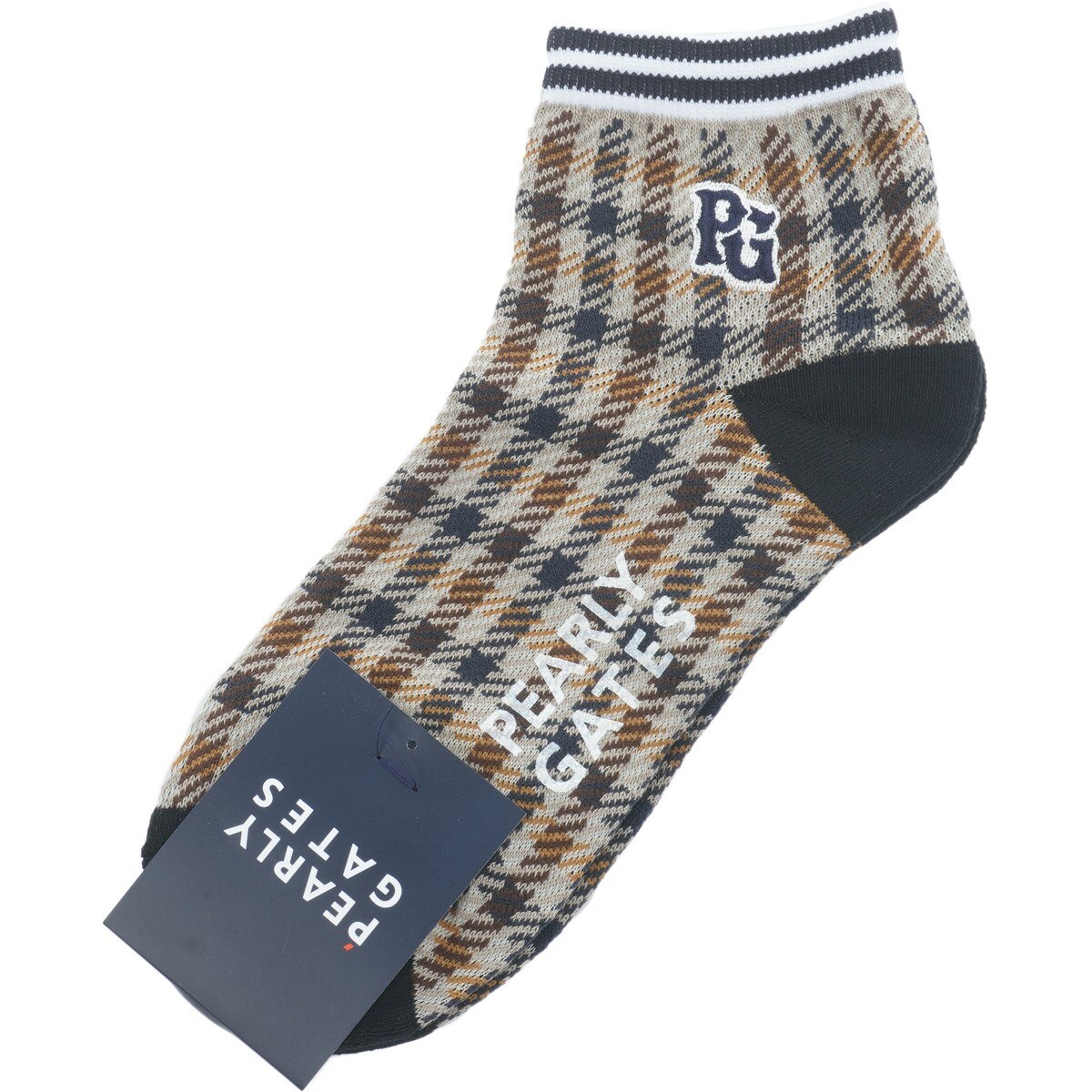 ガンクラブチェック柄ショートソックス レディス(靴下)|PEARLY GATES