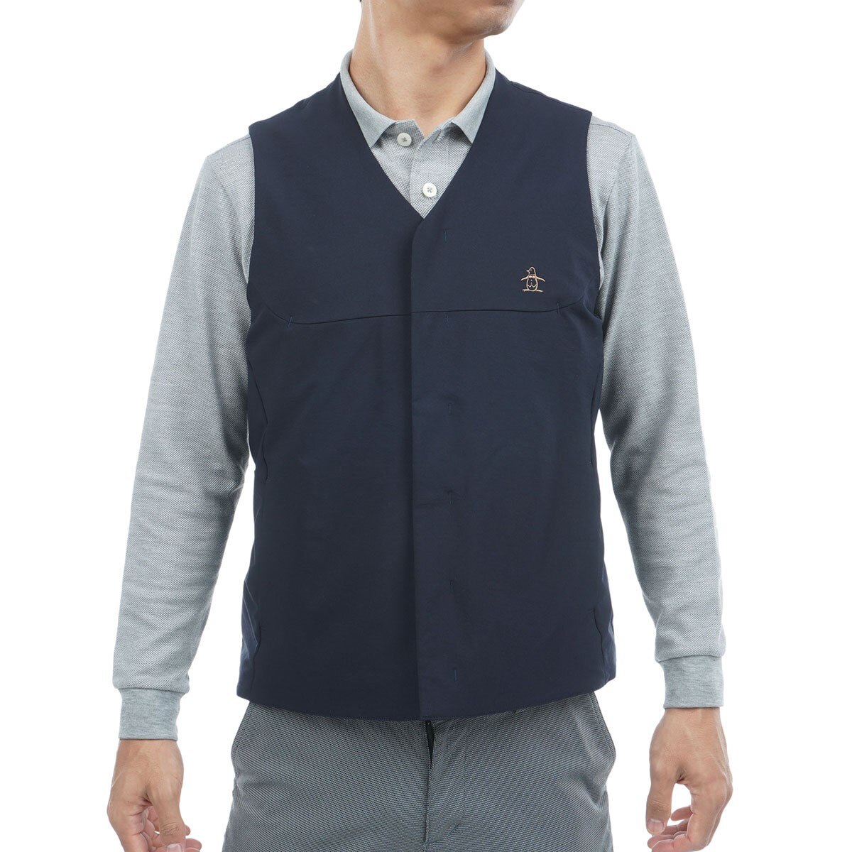 ストレッチ スマートパディング HEATNAVI 裏起毛 アウターベスト