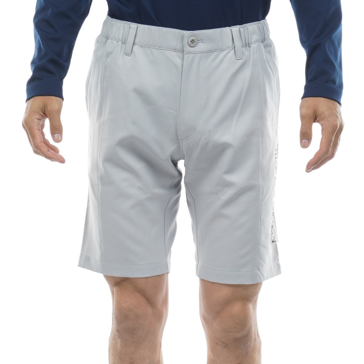 ストレッチ スポーティロゴプリントショートパンツ(ハーフパンツ
