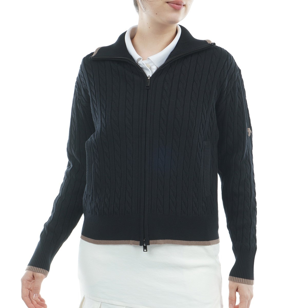 descente golf 長袖トップス&スコートセット　秋冬用です DESCENTE GOLF - デサントゴルフ 【メンズ ゴルフウェア