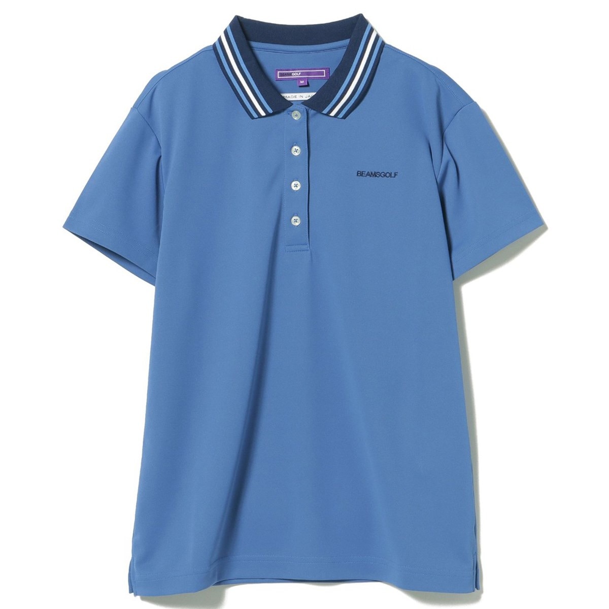 PURPLE LABEL 襟ボーダーライン ポロシャツ レディス(半袖シャツ