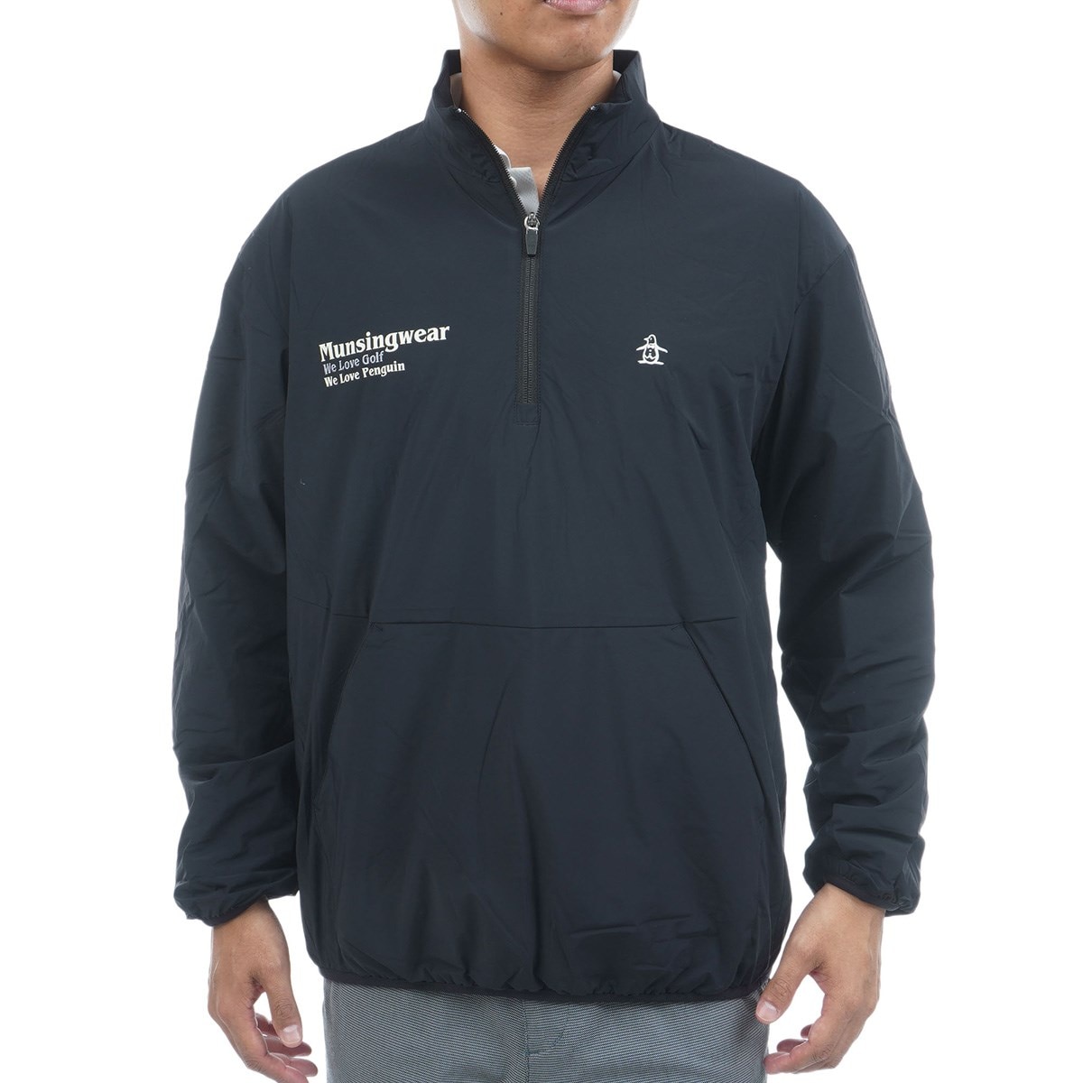 新品Munsingwear ゴルフウェア ブルゾン ENVOY HEATNAVI ストレッチ HEAT NAVI 起毛裏地付き ハーフジップブルゾン(アウター