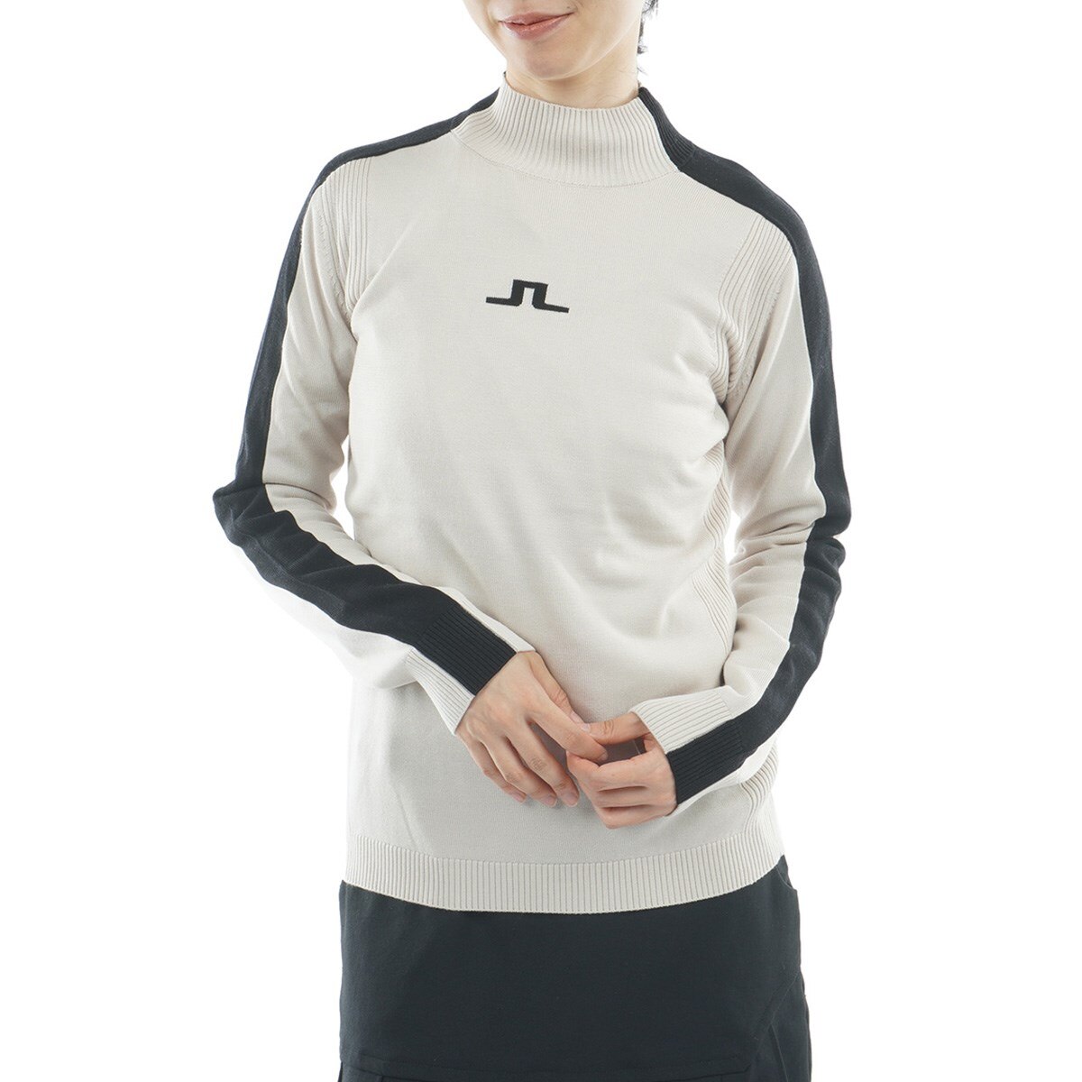 J. LINDEBERG ジェイリンドバーグ セーター ゴルフ M モックネックセーター レディス(中間着(セーター、トレーナー))|J