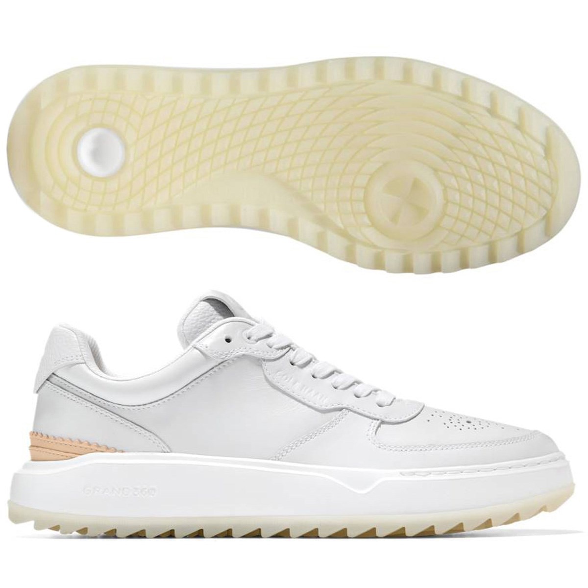 【美品】コールハーン ゴルフシューズ 8M コール ハーン（COLE HAAN）（レディース）ゴルフシューズ