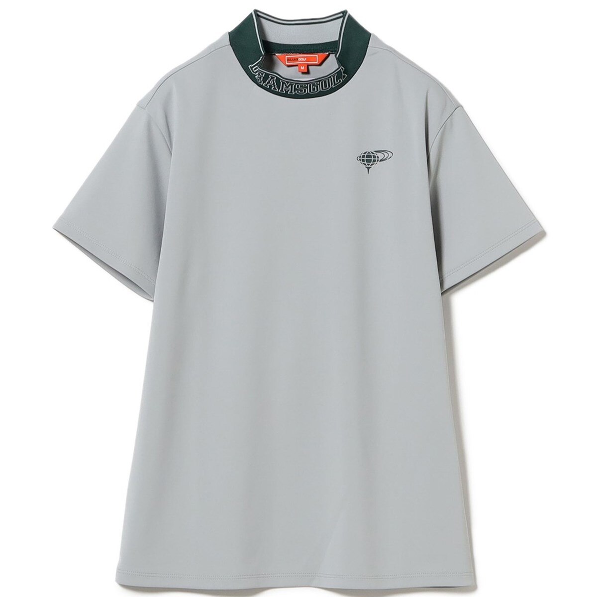ORANGE LABEL リブ編み襟 モックネックシャツ レディス(半袖シャツ