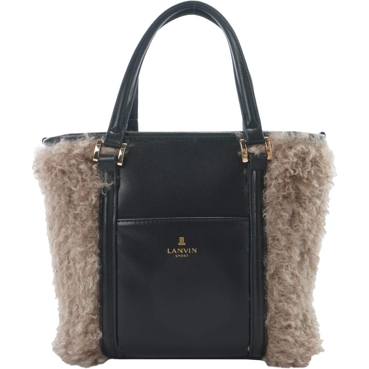 アールデコ100周年 フェイクファーカートバッグ(ラウンドバッグ