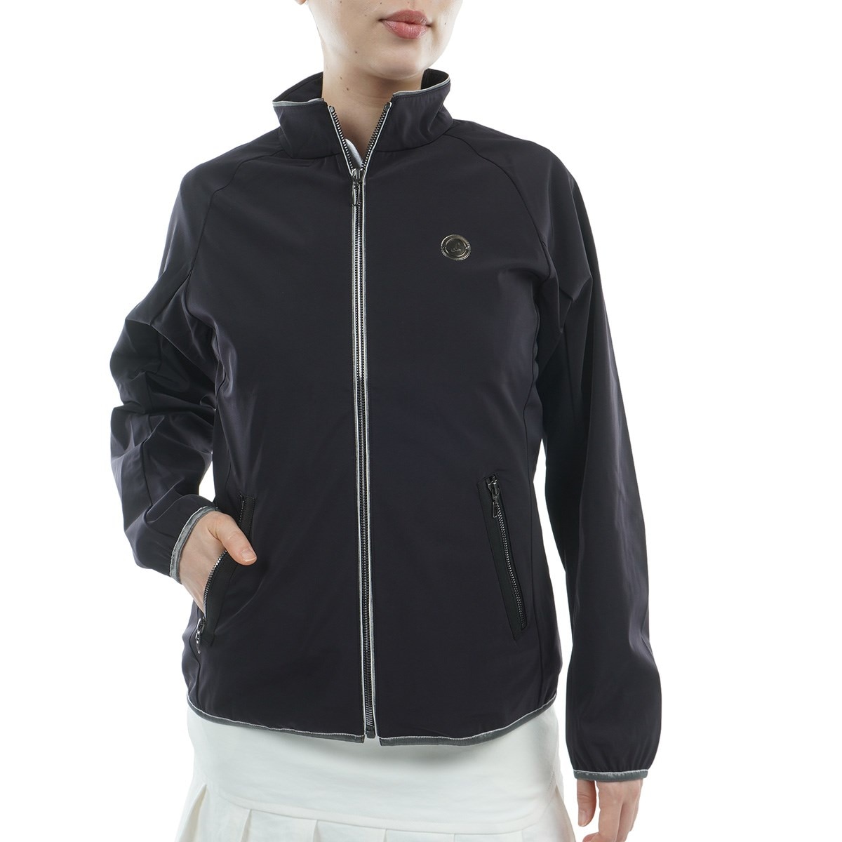 【新品】LANVIN ランバン ブルゾン ジャケット スイングトップ ストレッチ 3WAY HEAT NAVI スマートパディングブルゾン レディス