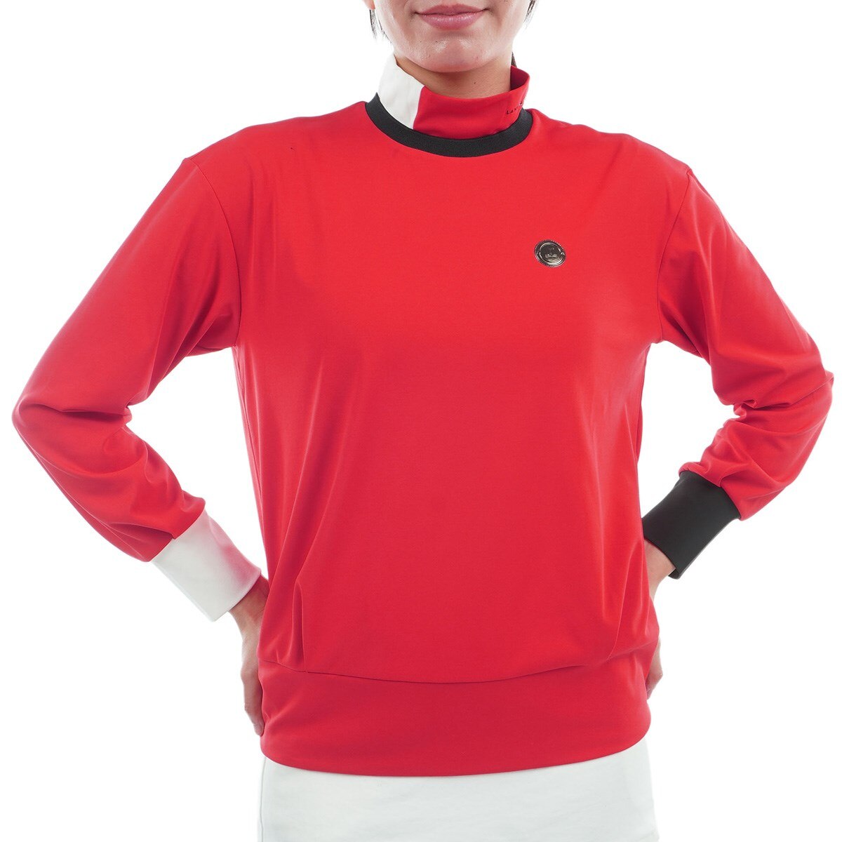 ⛳️美品レディース38 ランバンスポール ゴルフ ウィンドジャケット赤 2024秋冬WEB限定コレクション｜ランバン スポール公式