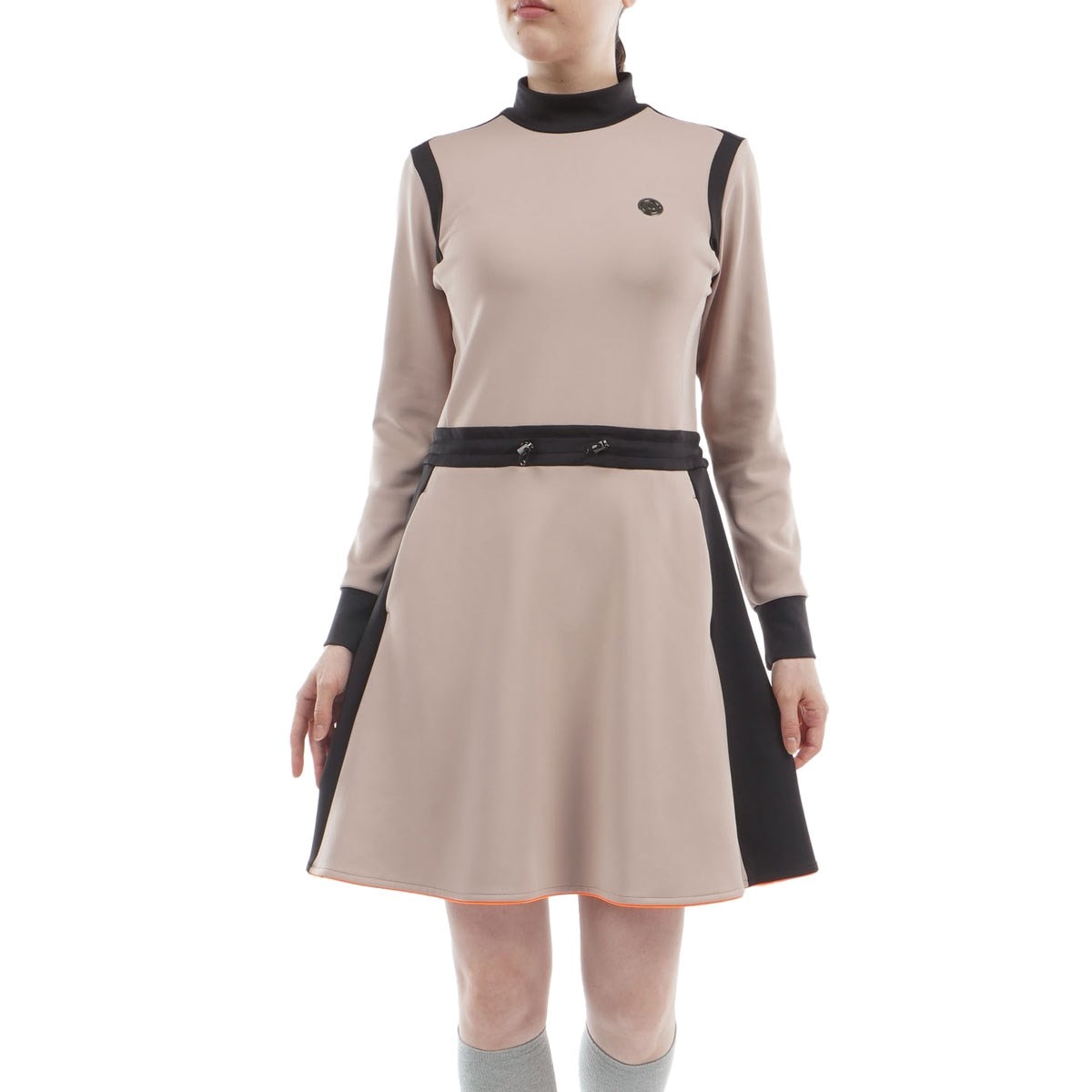 ランバンスポールワンピース40 着丈86 LANVIN SPORT 公式 ランバン スポール WEB限定 長袖ワンピース