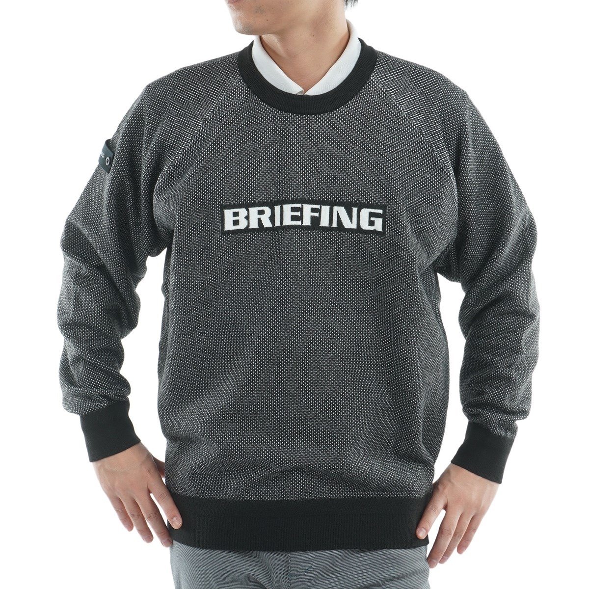 バーズアイ ロゴ クルーネック セーター(中間着(セーター