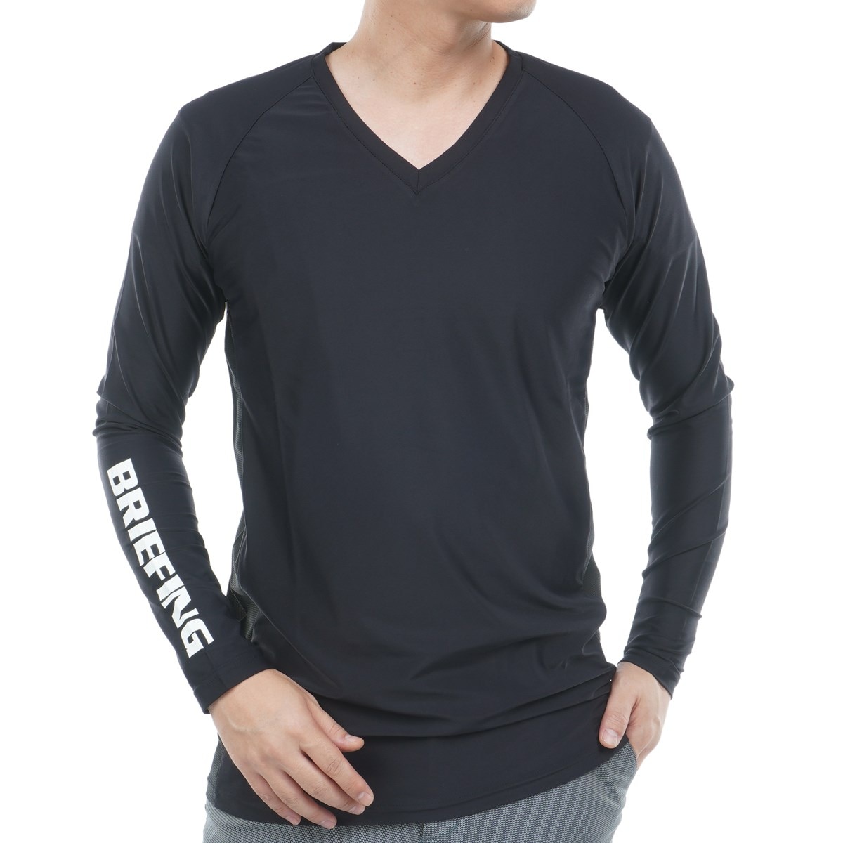 briefingブリーフィングgolfゴルフ長袖ハーフジップシャツ 楽天市場】【セール対象】 ブリーフィング ゴルフ モックシャツ