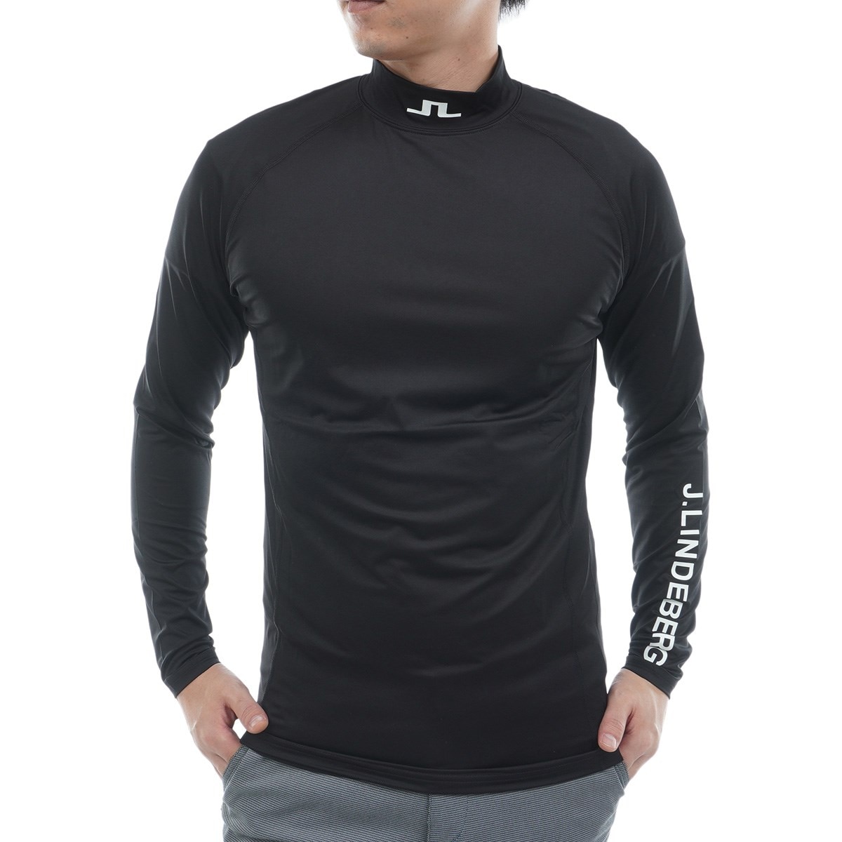J.LINDEBERG コンプレッション インナー ストレッチ コンプレッション長袖インナーシャツ(【男性】機能