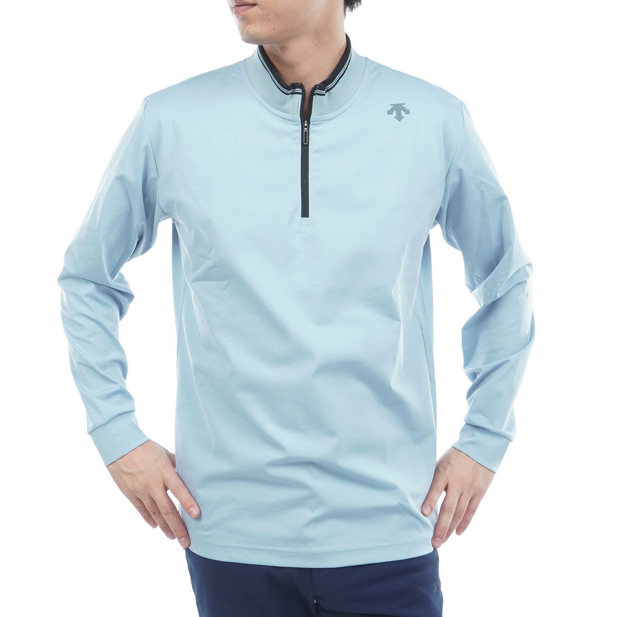 ストレッチ ハーフジップ長袖シャツ(長袖シャツ・ポロシャツ)|DESCENTE