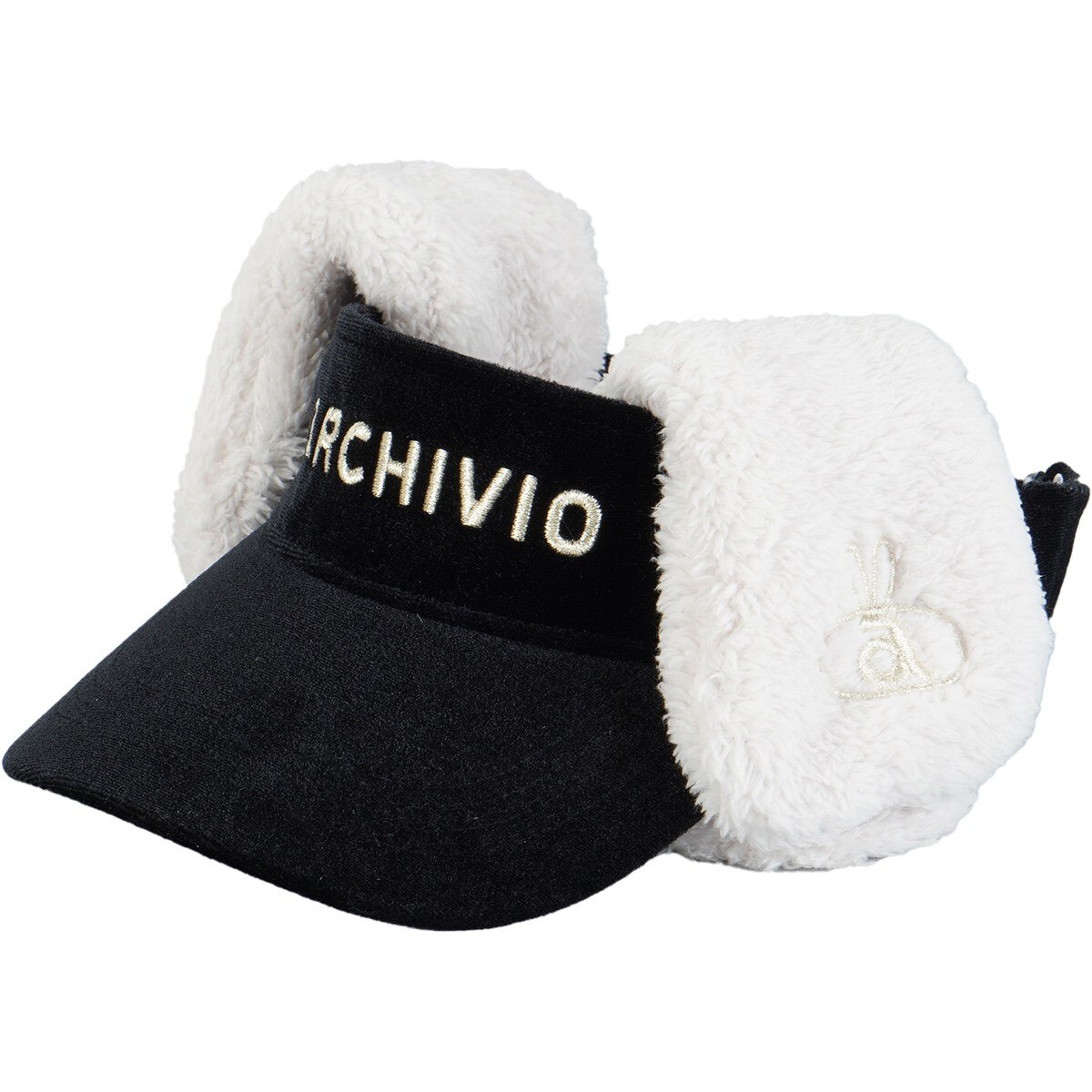 2WAY 耳当て付きサンバイザー レディス(【女性】バイザー)|archivio