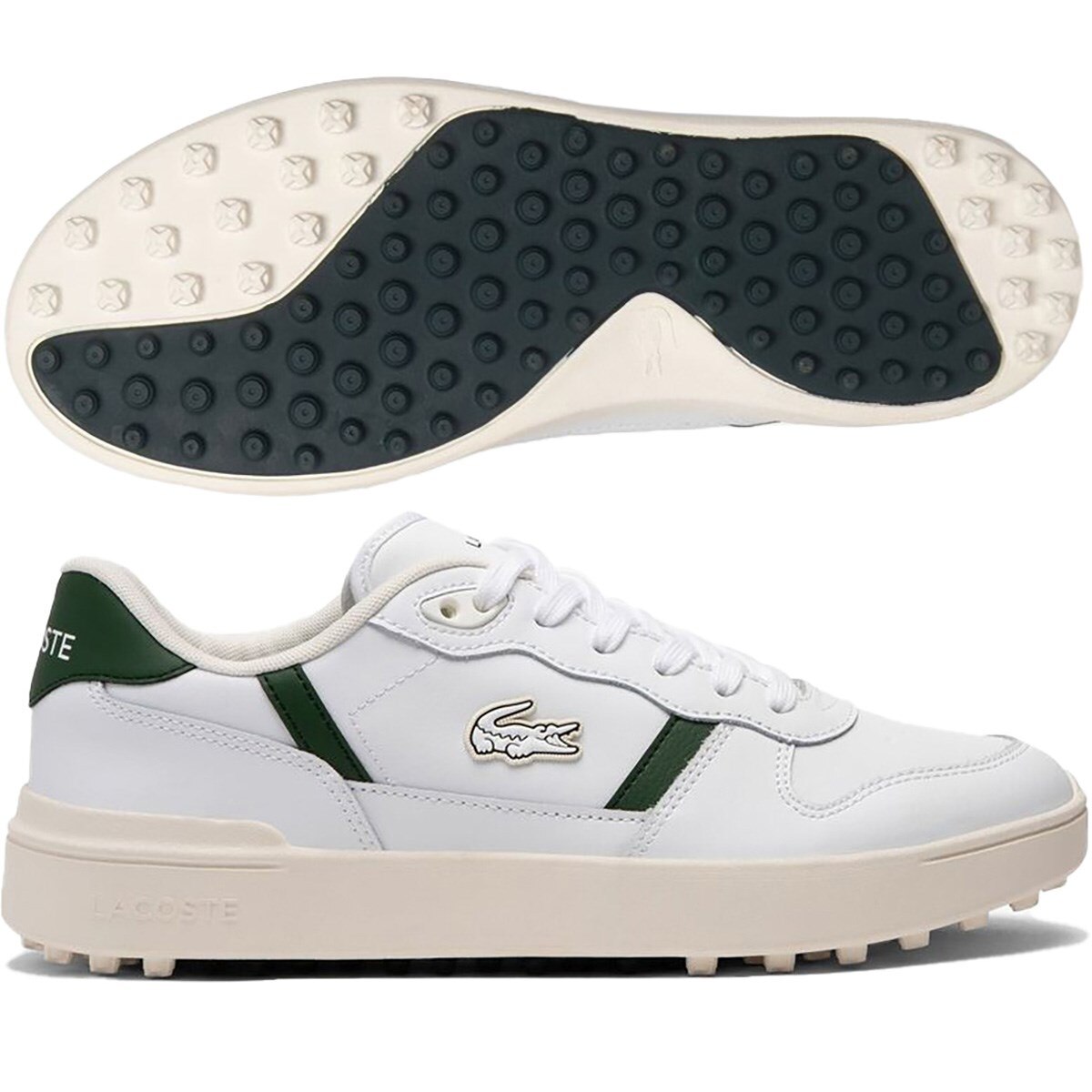 タグ付き新品　LACOSTE ゴルフシューズ ホワイト/ネイビー27cm タグ付き新品 LACOSTE ゴルフシューズ ホワイト/ネイビー27cm