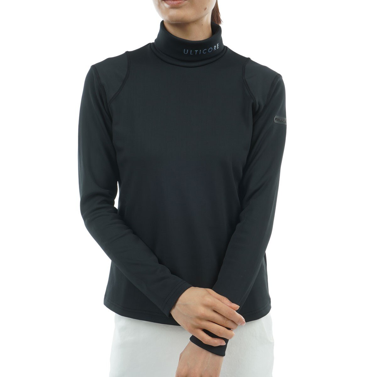 4Dimotion Fit 裏起毛 ストレッチ タートルネック長袖シャツ レディス