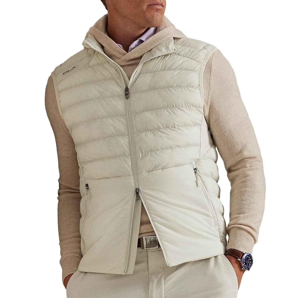 新品 RLX GOLF ラルフローレン フルジップ ベスト S ジャケット RLX ストレッチキルテッド フルジップベスト(ベスト)|POLO GOLF(ラルフ