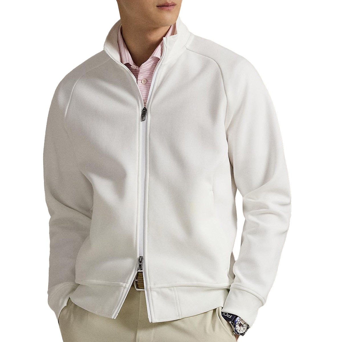 RLX GOLF ストレッチ フリース モックネック ジャケット RLX）ハイブリッド モックネック ジャケット | POLO GOLF