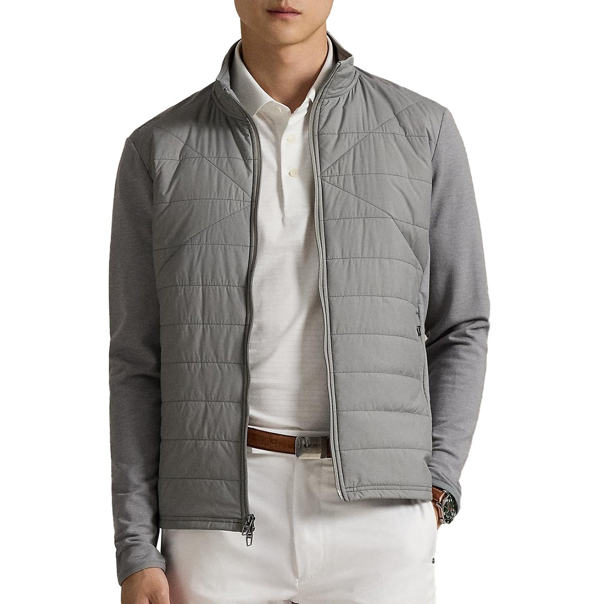 RLX ストレッチ ハイブリッド モックネックジャケット(アウター