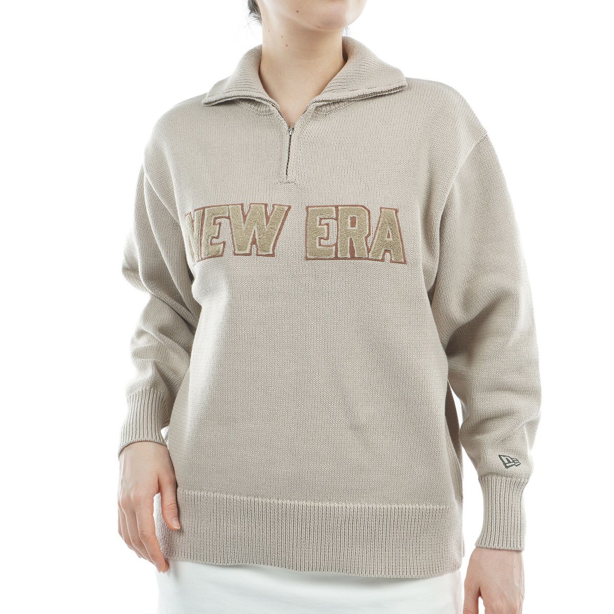 GFW ハーフジップニットプルオーバー レディス(中間着(セーター