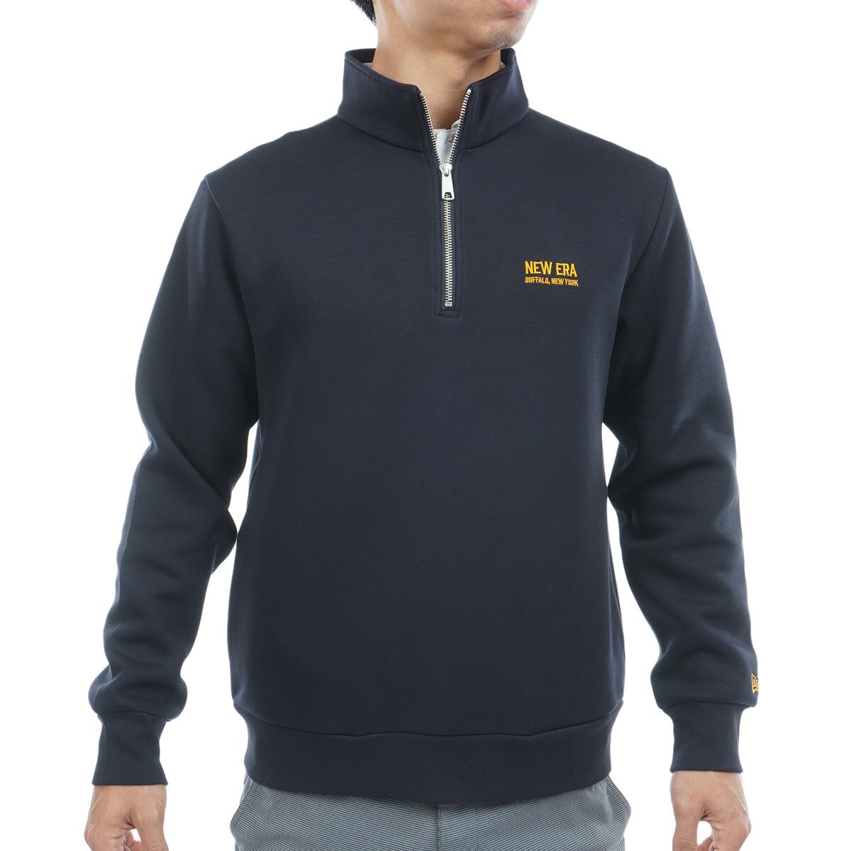 美品 NEW ERA ニューエラ テック スウェット ハーフジップ ニューエラゴルフ テックスウェット ハーフジップ（スウェット