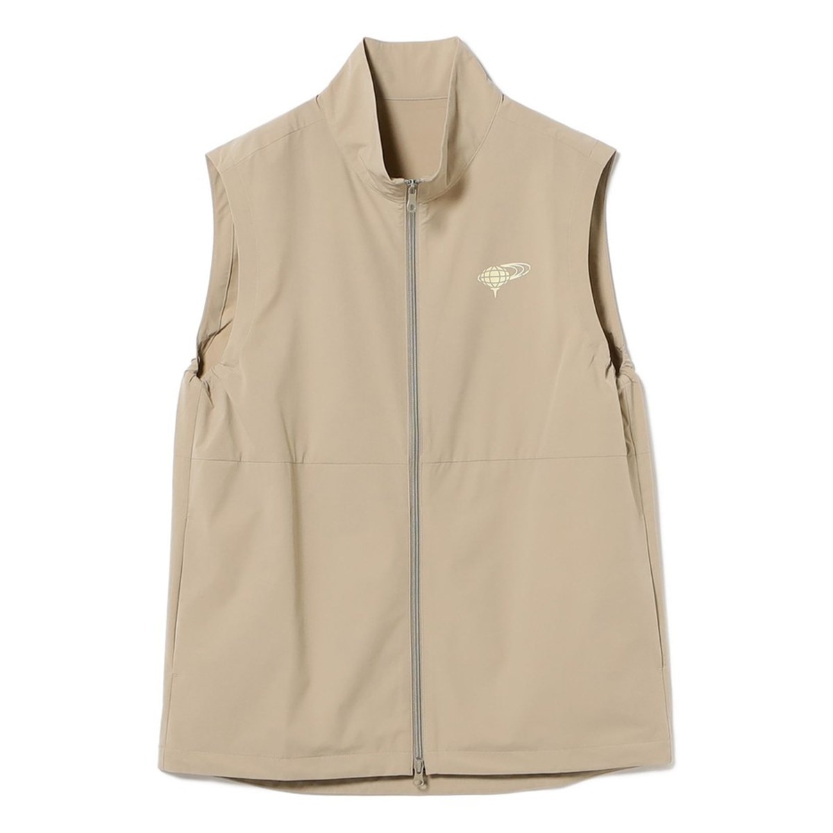 BEAMS GOLF グリーン フルジップジャケット M ベスト ORANGE LABEL フルジップ スタンドカラー ベスト(ベスト)|BEAMS GOLF