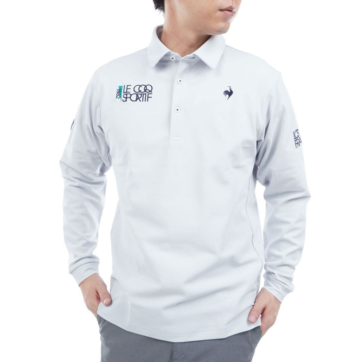 Polo Golf ライトブルー 長袖ポロシャツ Polo Golf ライトブルー 長袖ポロシャツ ゴルフウェア ラルフ