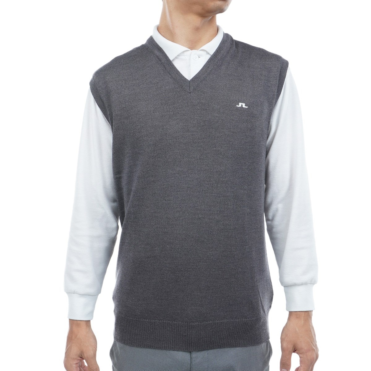 J.LINDEBERG ゴルフ ジップベスト【ネイビーカモ/XL】新品