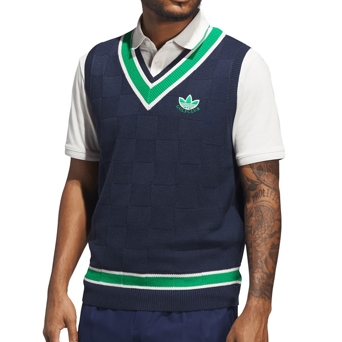 チェック ニットベスト(ベスト)|adidas Originals(アディダス) KPF18の