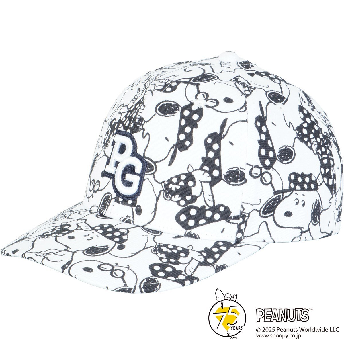 SNOOPY総柄ツイルキャップ(【男性】キャップ)|PEARLY GATES(パーリー