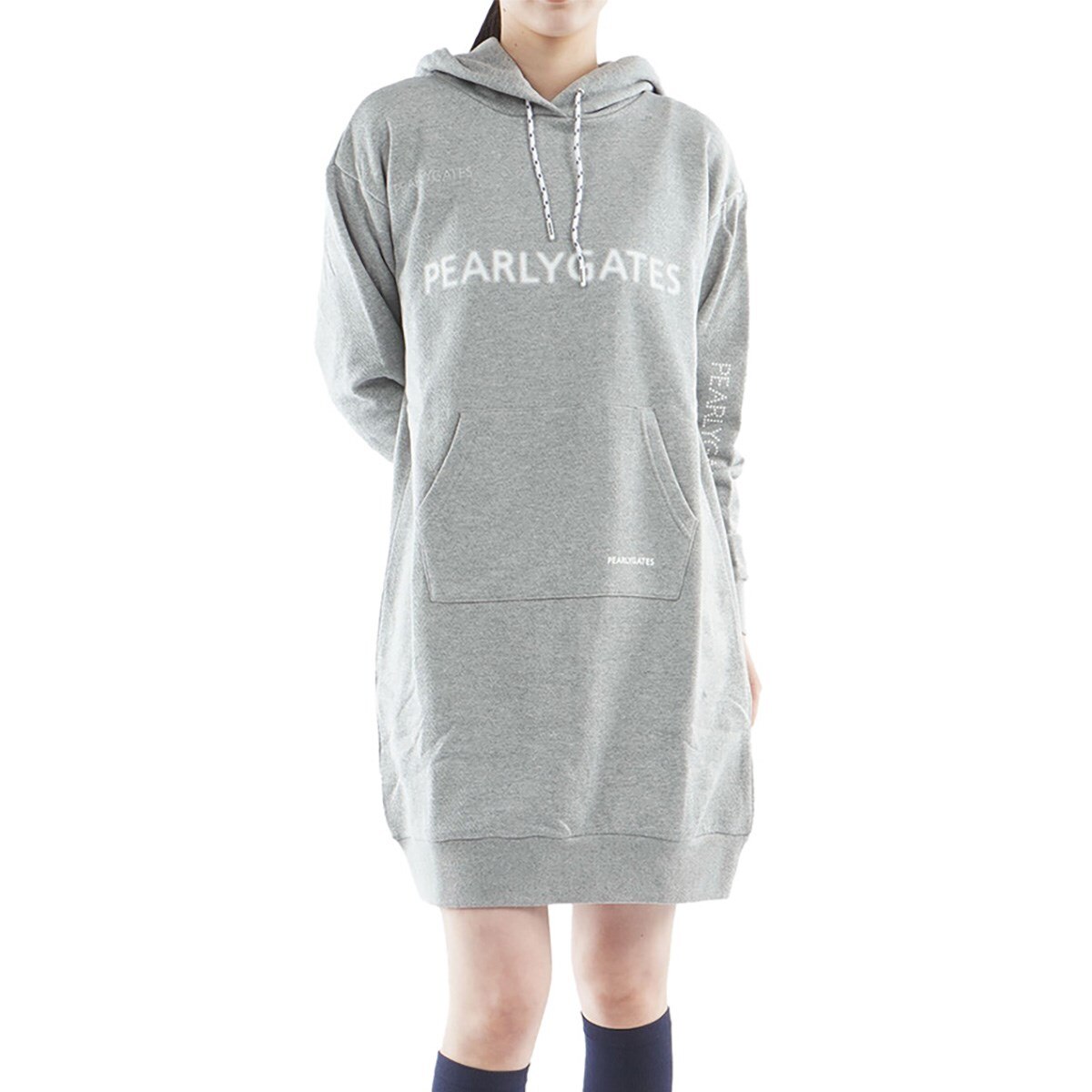 ジグザグ裏毛ジャカード ワンピース レディス(ワンピース)|PEARLY