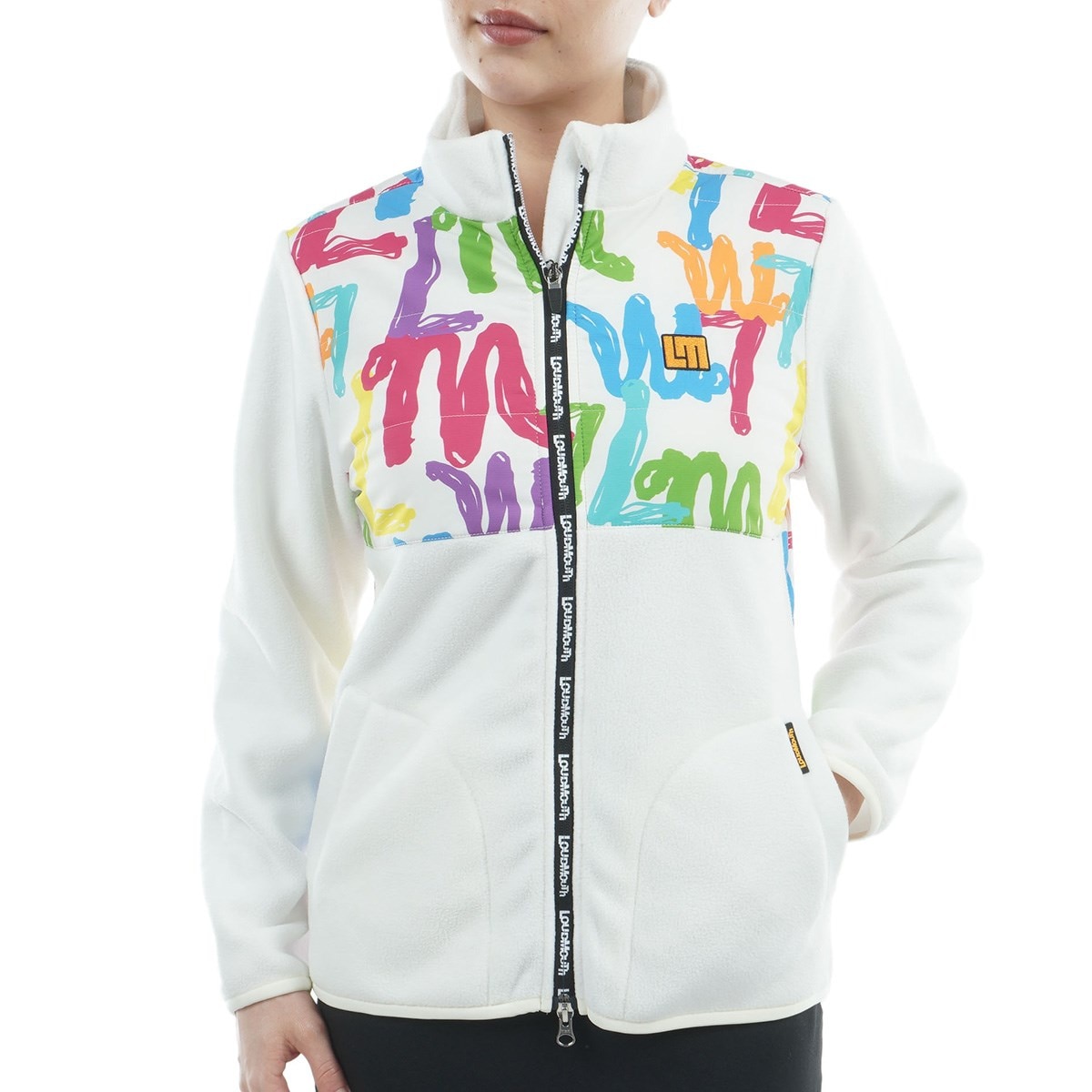 ストレッチ タフタ×フリースブルゾン レディス(アウター(ブルゾン