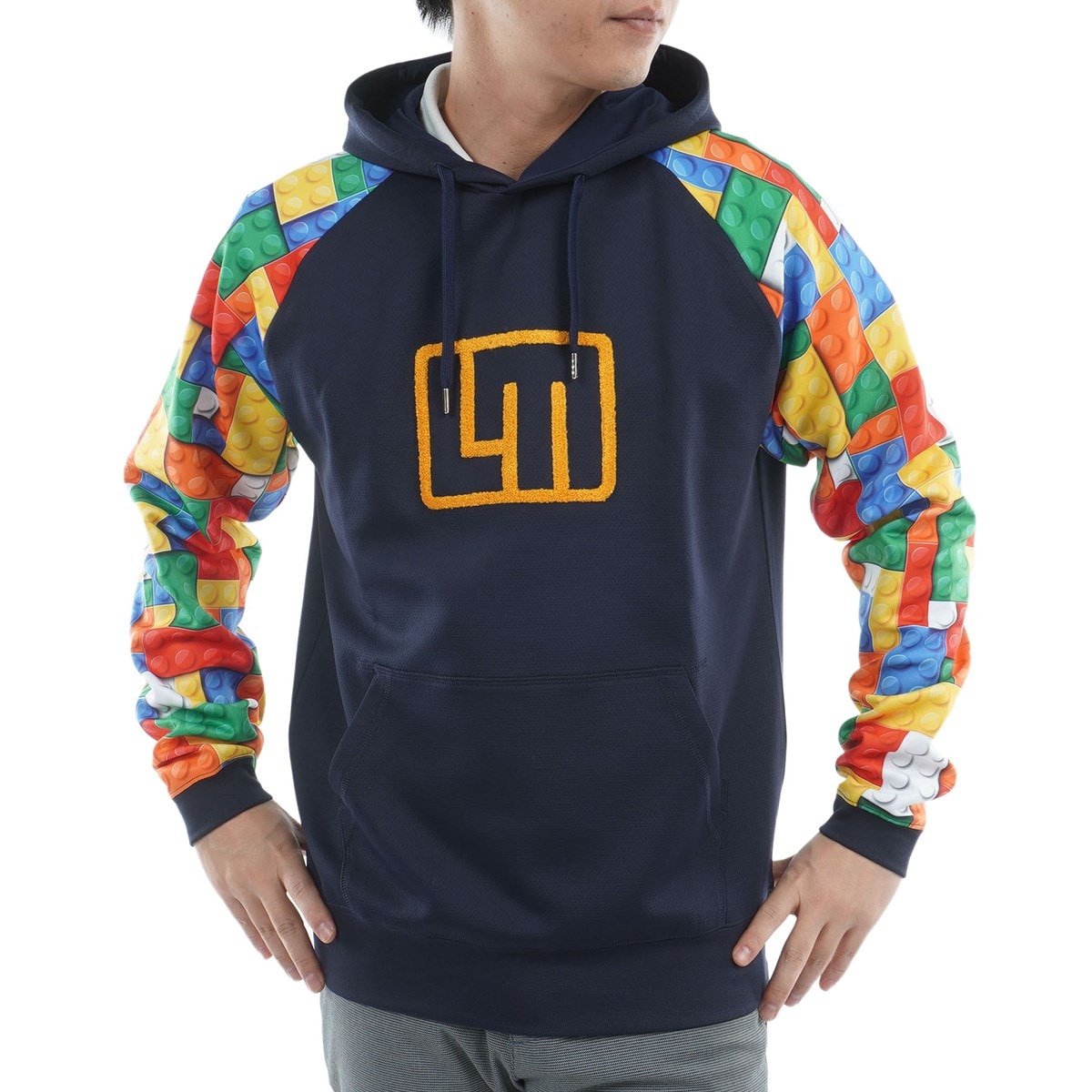 ラウドマウスゴルフ　Loud Mouth Golf　無地×柄 ダンボールニットパーカー 0000796806_p01_01.jpg