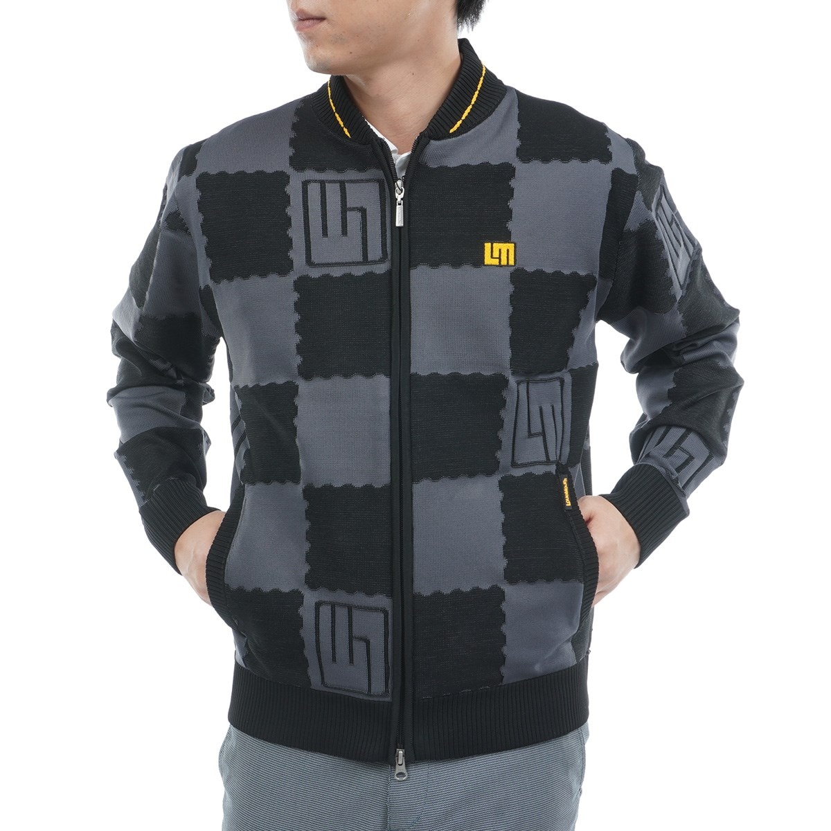 ラウドマウスゴルフ　Loud Mouth Golf　蓄熱裏地 撥水軽量ニットブルゾン 蓄熱裏地 撥水軽量ニットブルゾン(アウター(ブルゾン、ウインド