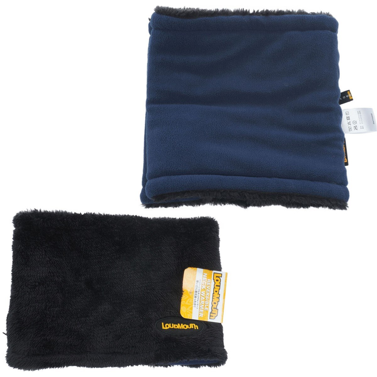 ラウンドマウス リバーシブルジャンパー ネックウォーマー付き