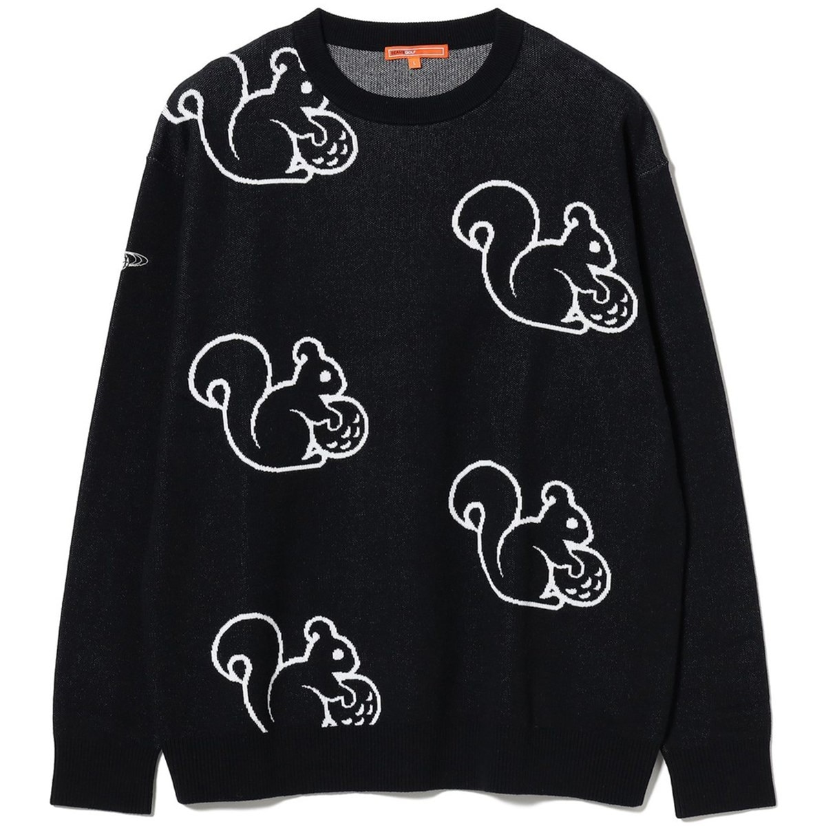 【ビームスゴルフ】秋冬人気格子柄総柄デザイン ロゴマーク ゴルフニットセーターL ビームスゴルフ】秋冬人気格子柄総柄デザイン ロゴマーク ゴルフ