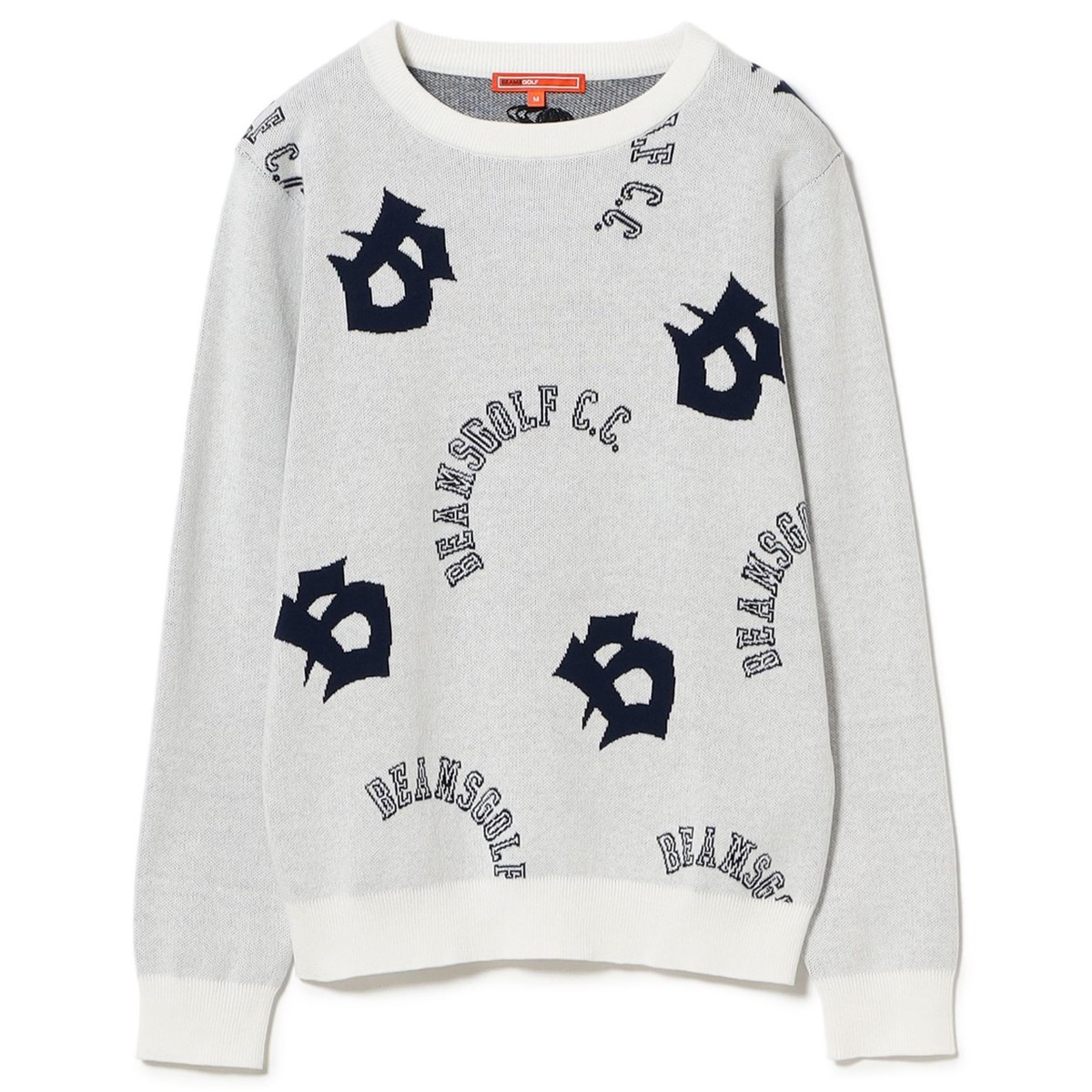 ORANGE LABEL ロゴ総柄プルオーバーニット レディス(中間着(セーター