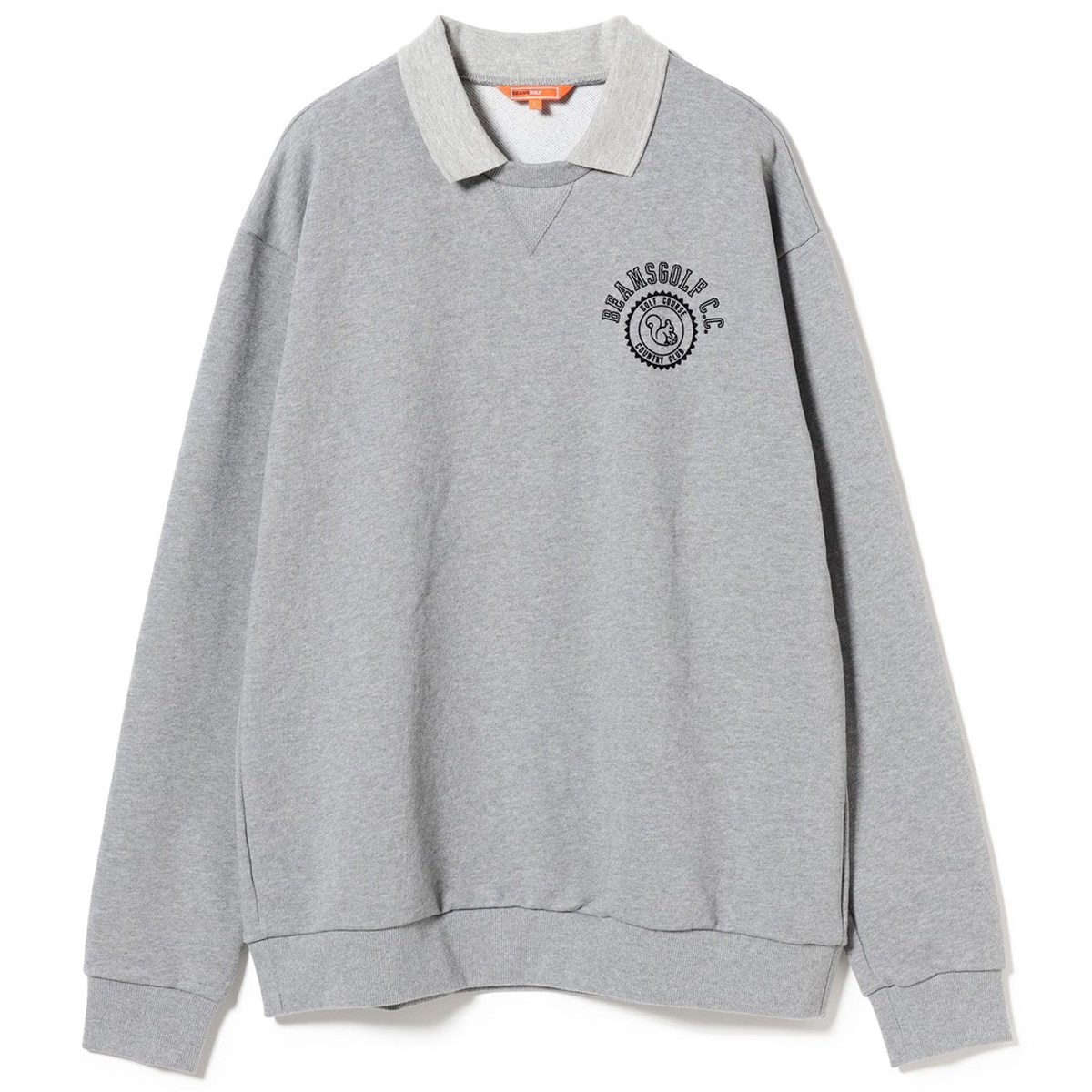 ORANGE LABEL 襟付き 裏毛 プルオーバースウェット(中間着(セーター