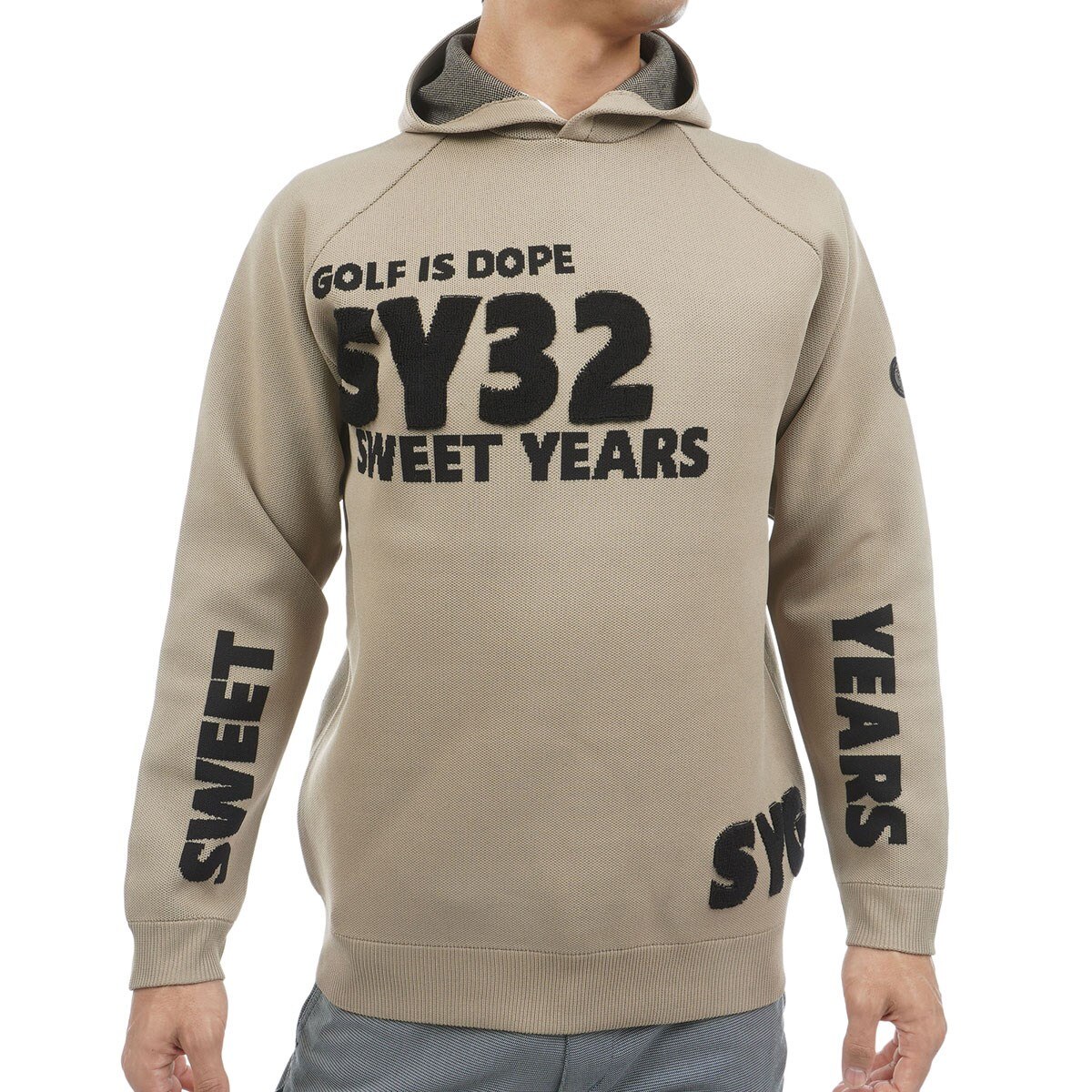 SAGARA SY32ロゴ フーディーセーター(中間着(セーター、トレーナー