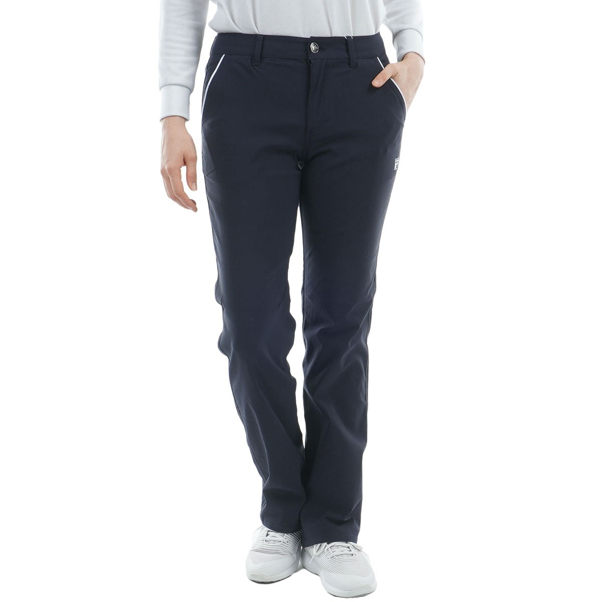 ストレッチツイル ストレートロングパンツ レディス(ロングパンツ