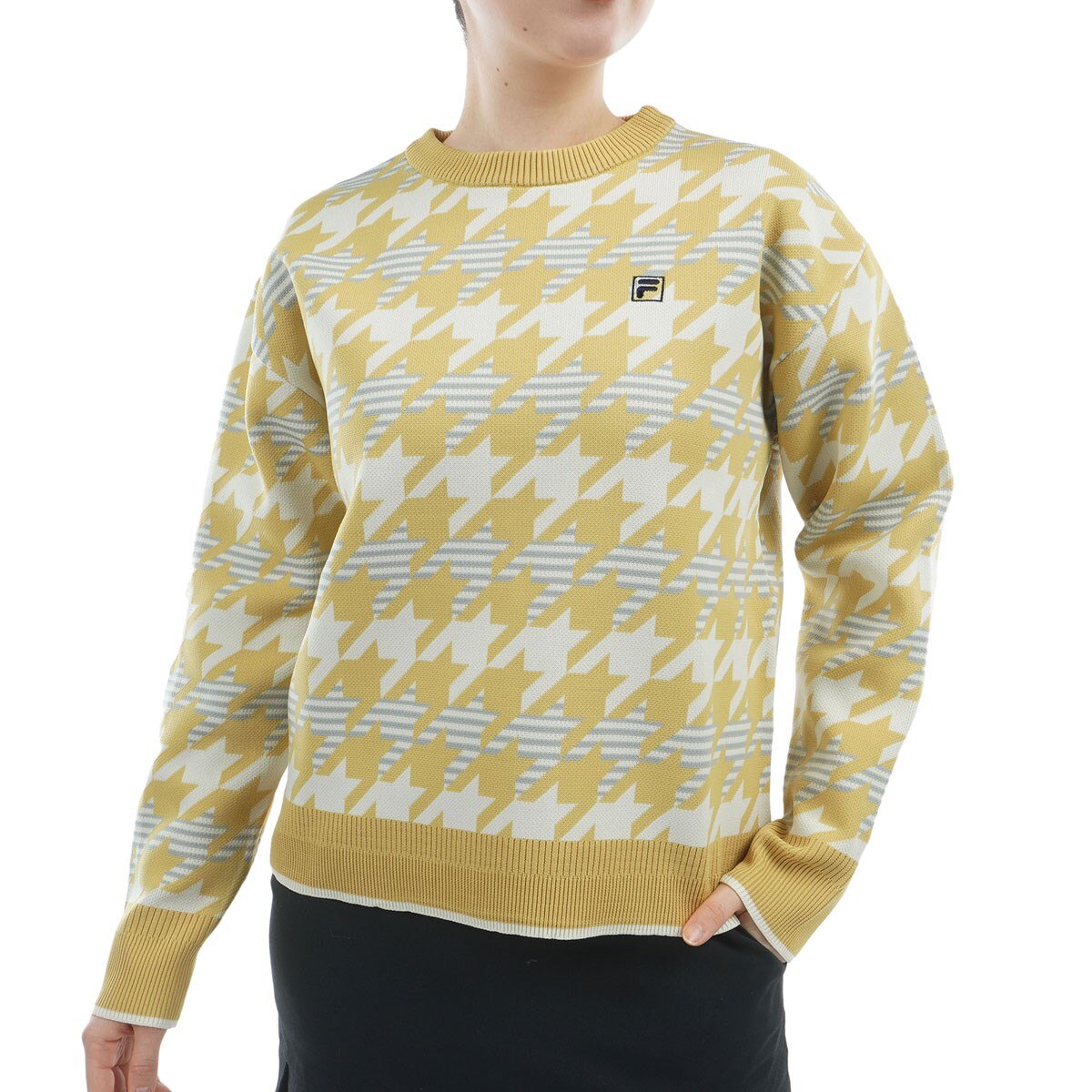 新品タグ付きFILA GOLF レオパード柄セーター Mサイズ FILA GOLF