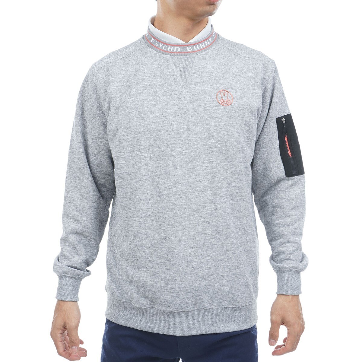 GOLF アウトラインバニー クルーネックスウェットプルオーバー(中間着