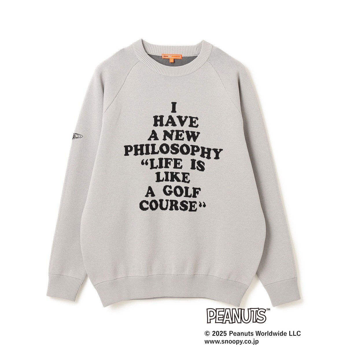 PEANUTS チャーリー・ブラウン プルオーバーニット(中間着(セーター