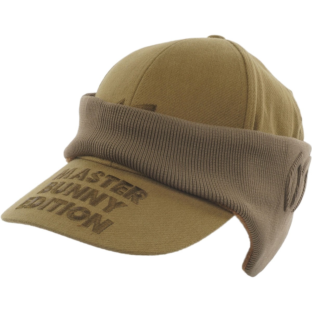 マスターバニーエディション 2WAY 耳あて キャップ 帽子 ベージュ 韓国限定 3WAY キャップ(【男性】キャップ)|MASTER BUNNY EDITION(マスター